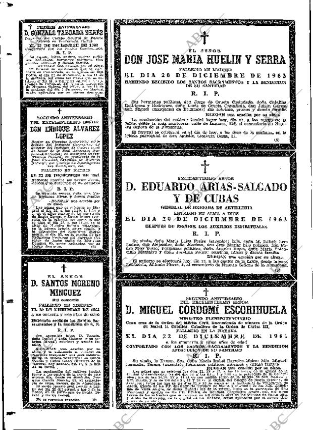 ABC MADRID 21-12-1963 página 116