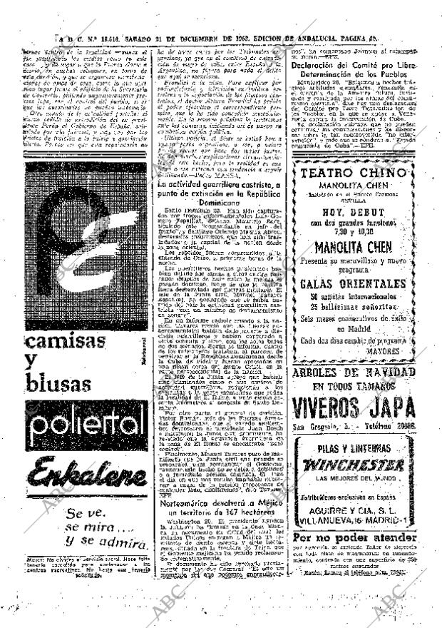 ABC SEVILLA 21-12-1963 página 60