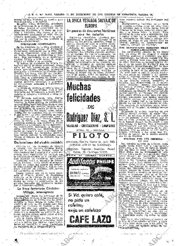 ABC SEVILLA 21-12-1963 página 77