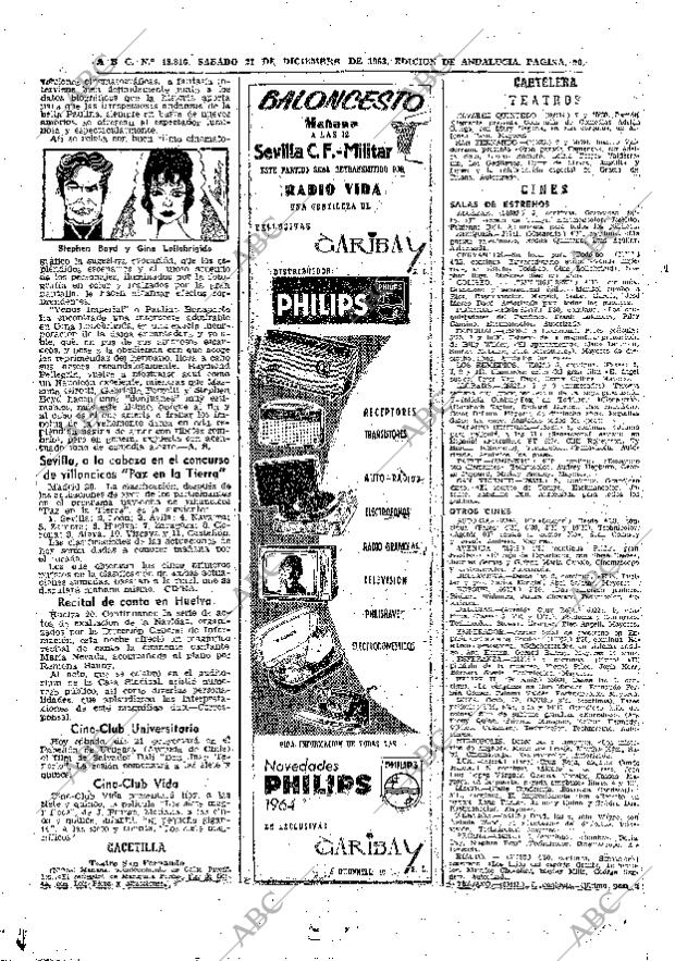 ABC SEVILLA 21-12-1963 página 90