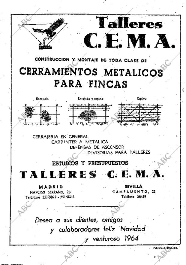 ABC SEVILLA 22-12-1963 página 38