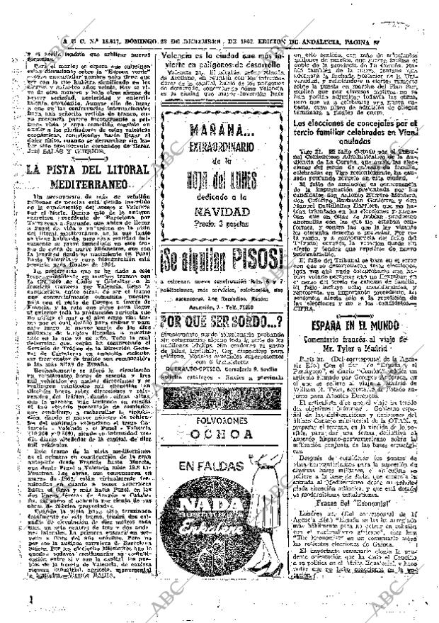 ABC SEVILLA 22-12-1963 página 66