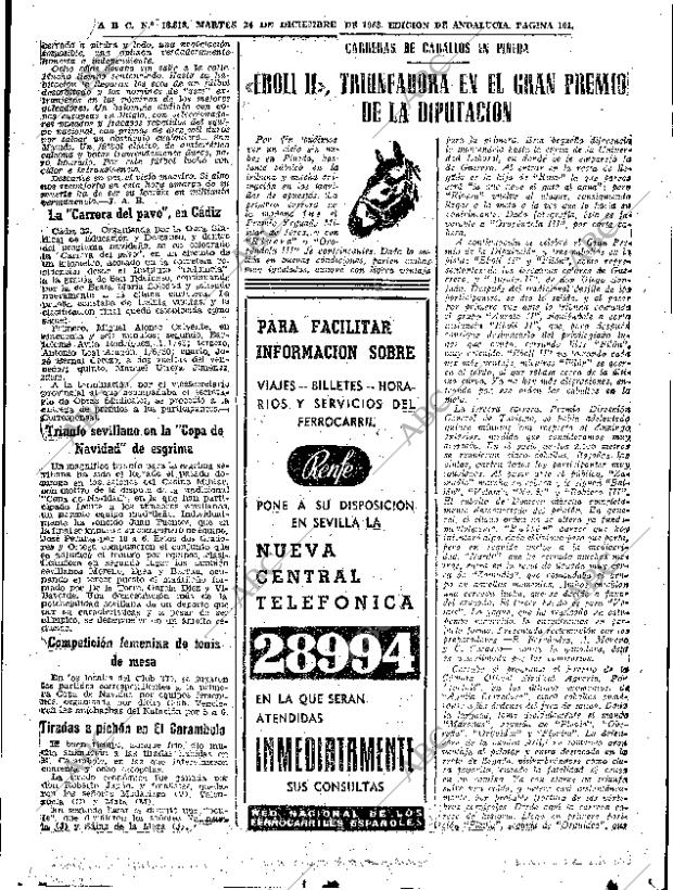 ABC SEVILLA 24-12-1963 página 101