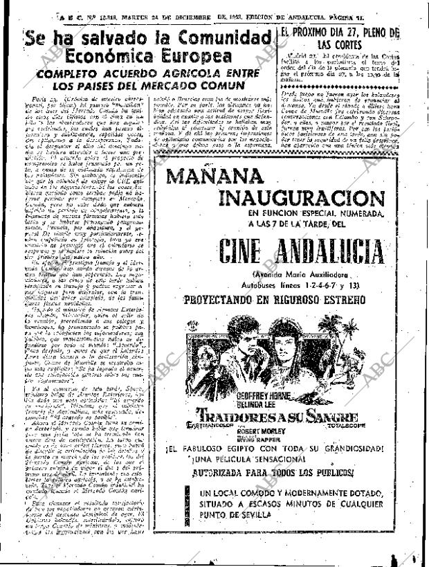 ABC SEVILLA 24-12-1963 página 71