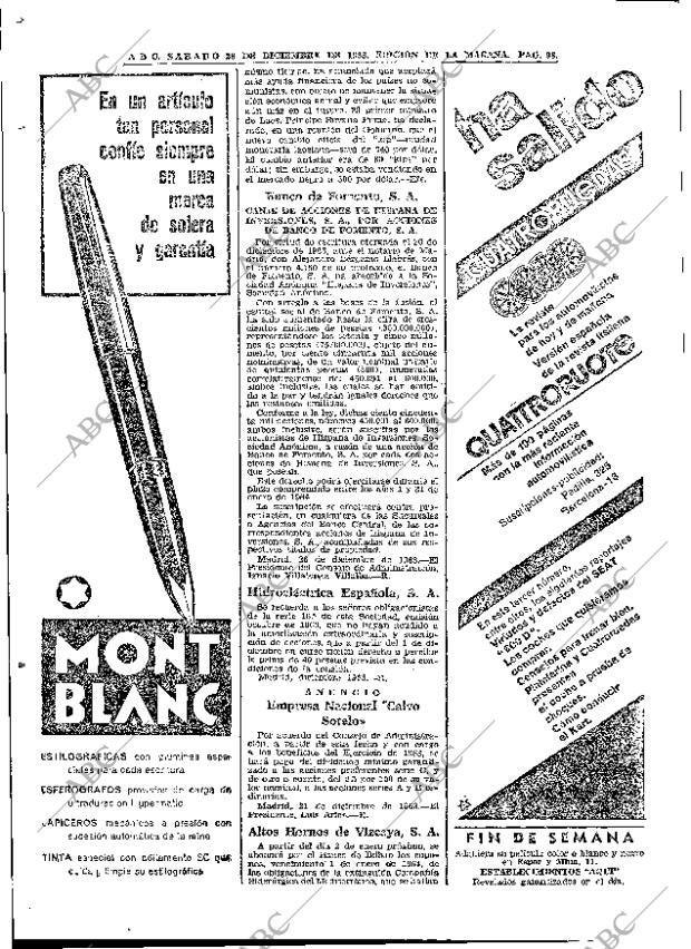 ABC MADRID 28-12-1963 página 98