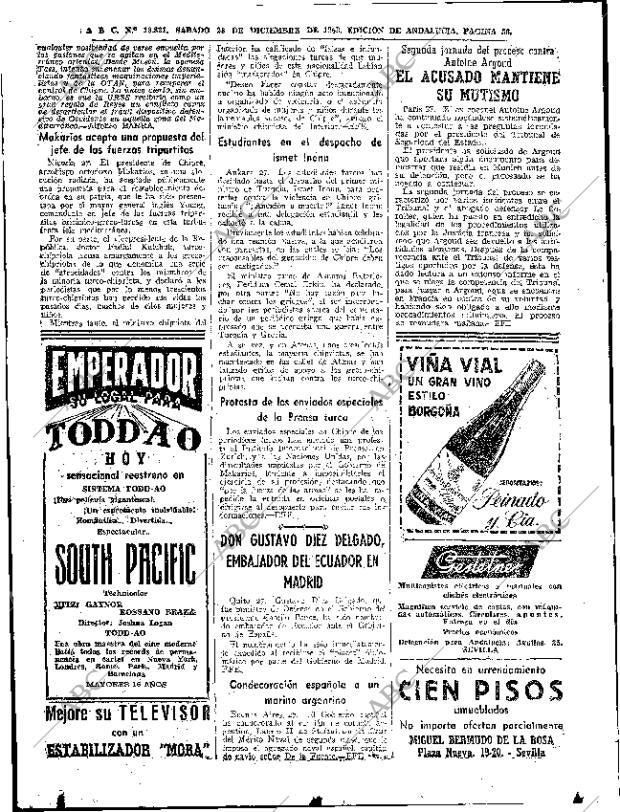 ABC SEVILLA 28-12-1963 página 56