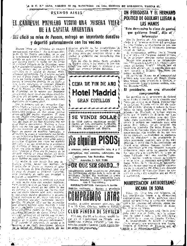 ABC SEVILLA 28-12-1963 página 61
