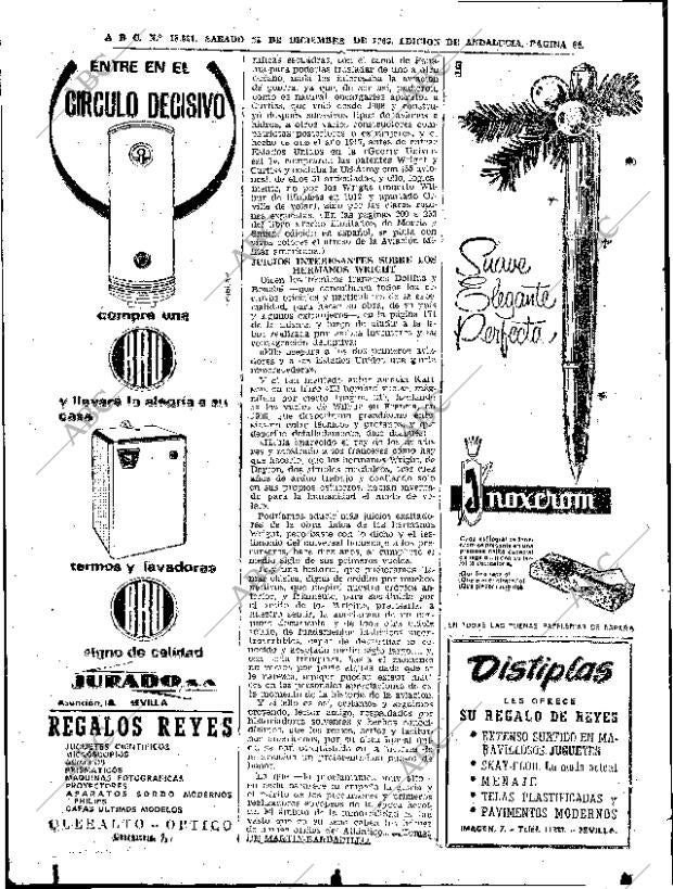 ABC SEVILLA 28-12-1963 página 66
