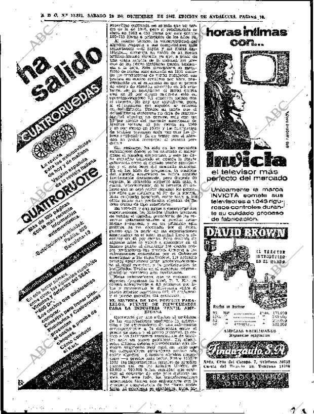 ABC SEVILLA 28-12-1963 página 70