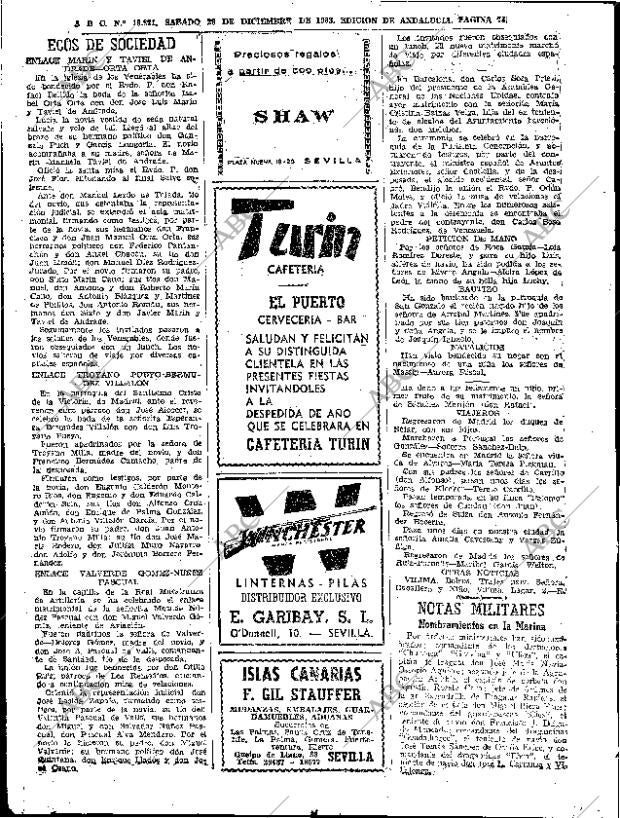 ABC SEVILLA 28-12-1963 página 78