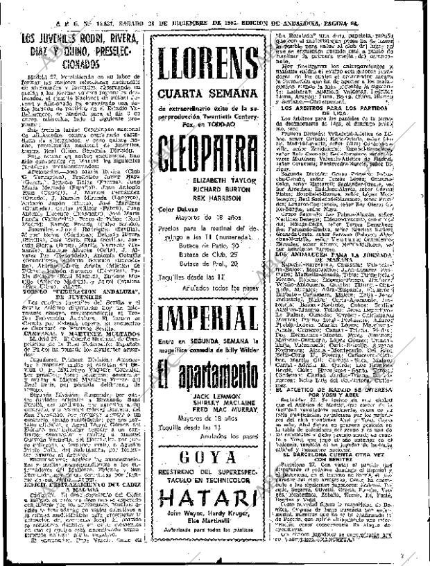 ABC SEVILLA 28-12-1963 página 84
