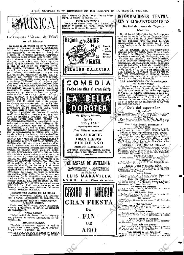 ABC MADRID 29-12-1963 página 109