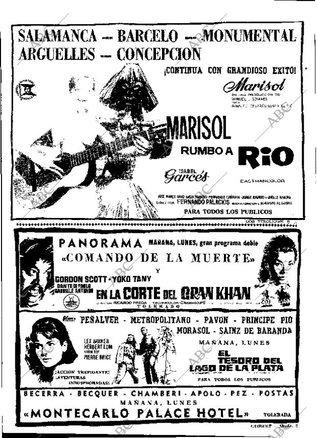 ABC MADRID 29-12-1963 página 70