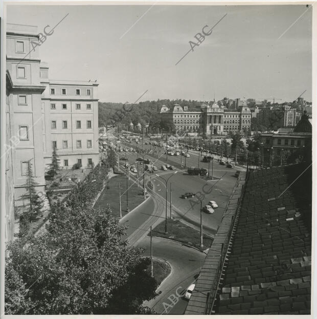 Vista aérea de la glorieta de Carlos V