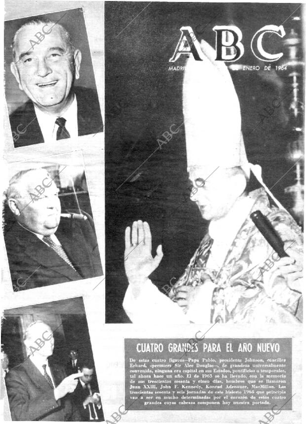 ABC MADRID 01-01-1964 página 1