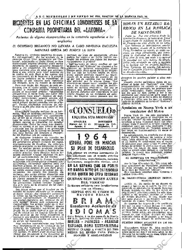 ABC MADRID 01-01-1964 página 55