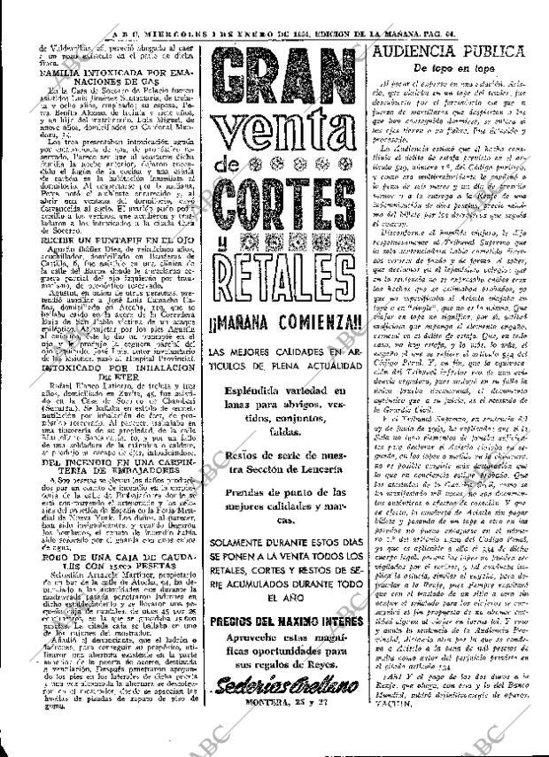 ABC MADRID 01-01-1964 página 64