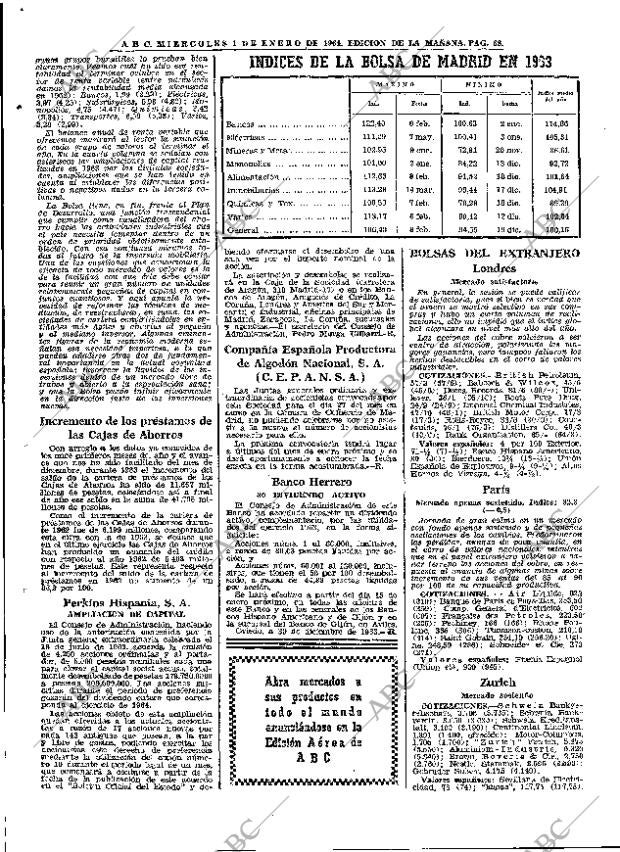 ABC MADRID 01-01-1964 página 68