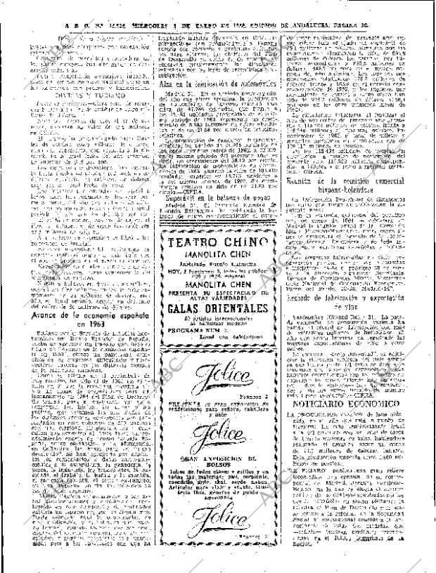 ABC SEVILLA 01-01-1964 página 26