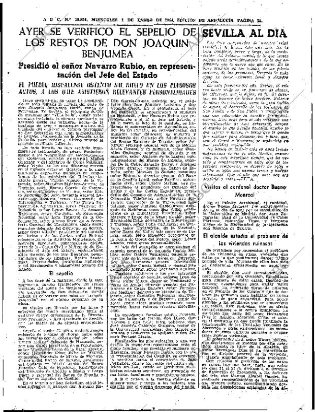 ABC SEVILLA 01-01-1964 página 35