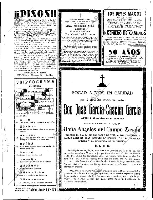 ABC SEVILLA 01-01-1964 página 43