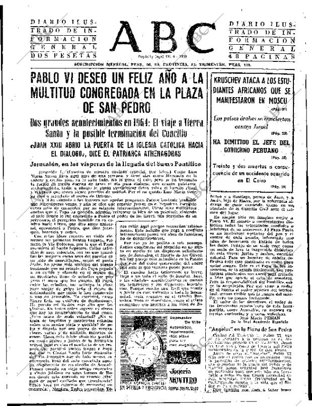 ABC SEVILLA 02-01-1964 página 15