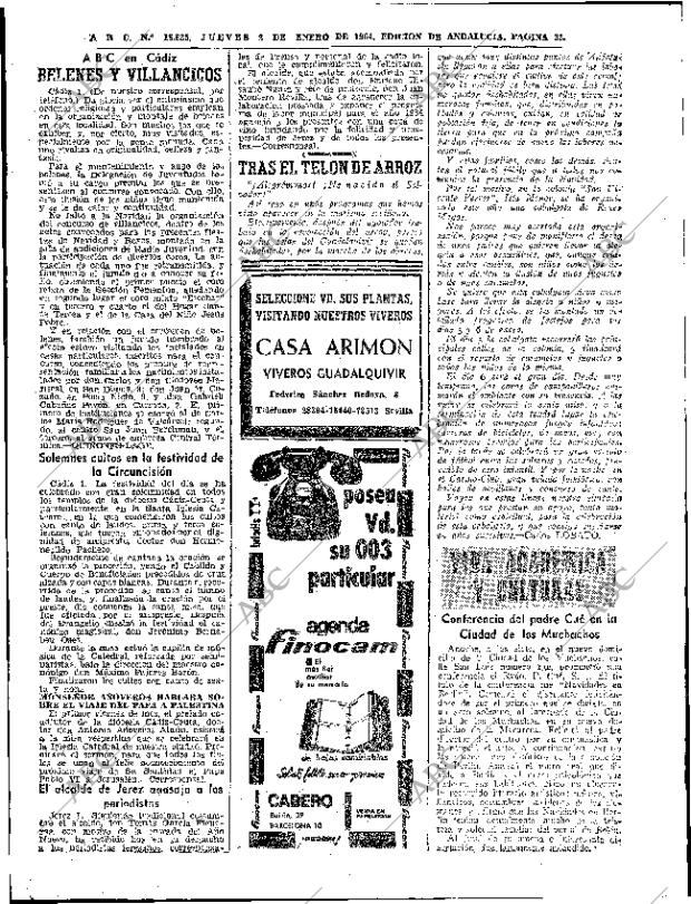 ABC SEVILLA 02-01-1964 página 32