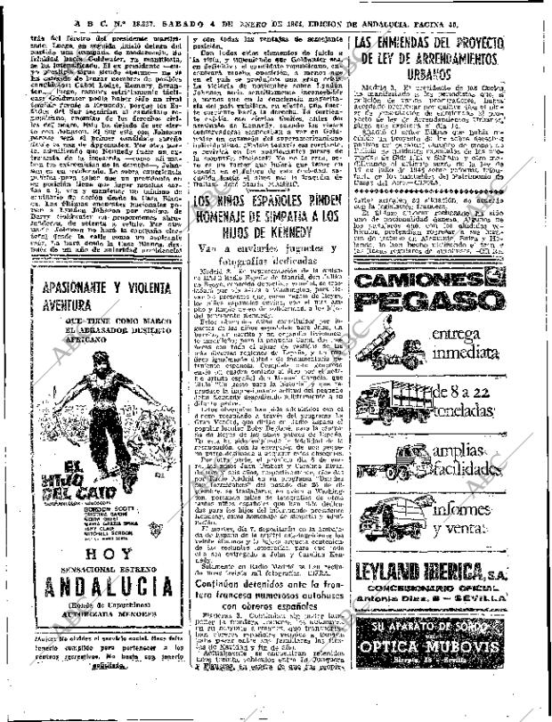 ABC SEVILLA 04-01-1964 página 40