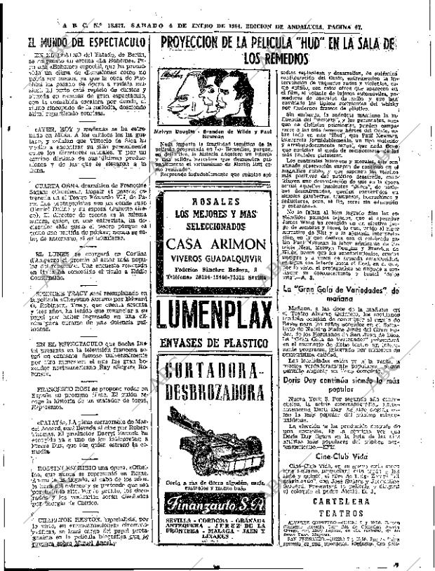 ABC SEVILLA 04-01-1964 página 67