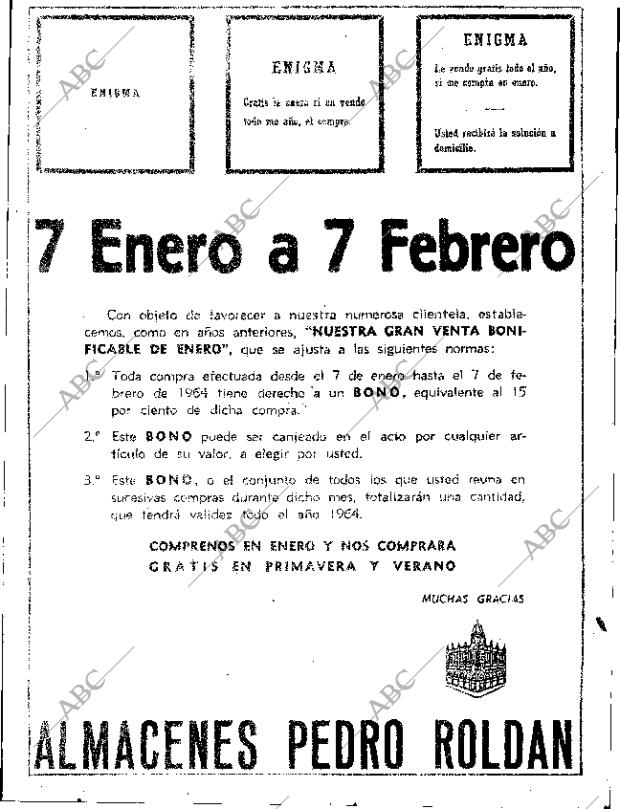 ABC SEVILLA 05-01-1964 página 17