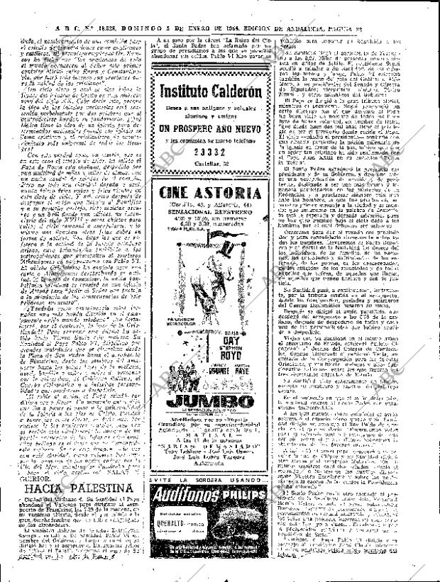 ABC SEVILLA 05-01-1964 página 32