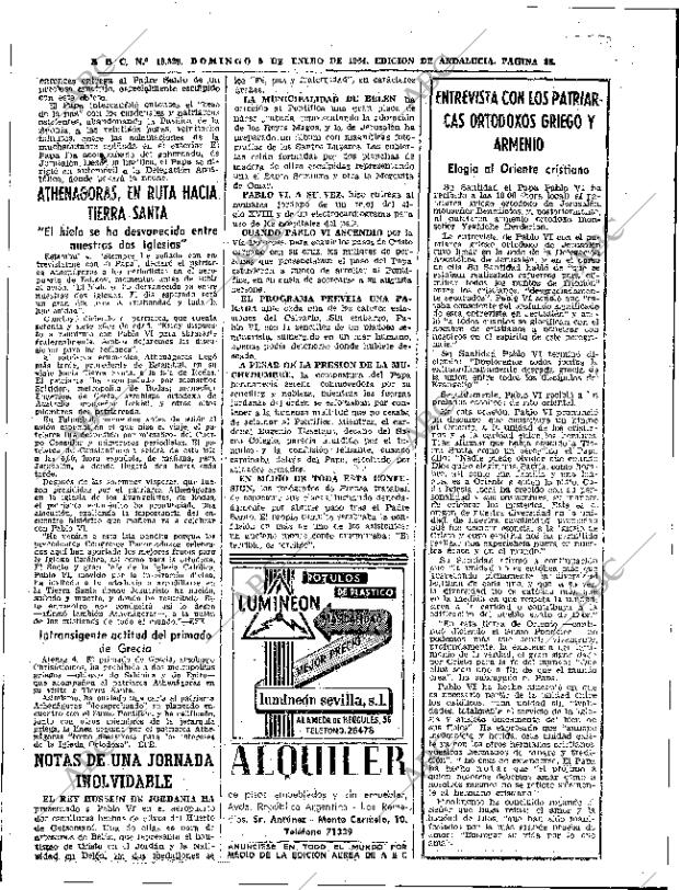 ABC SEVILLA 05-01-1964 página 38