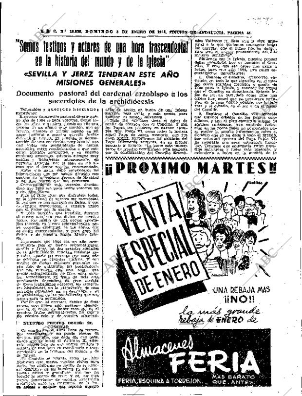 ABC SEVILLA 05-01-1964 página 45