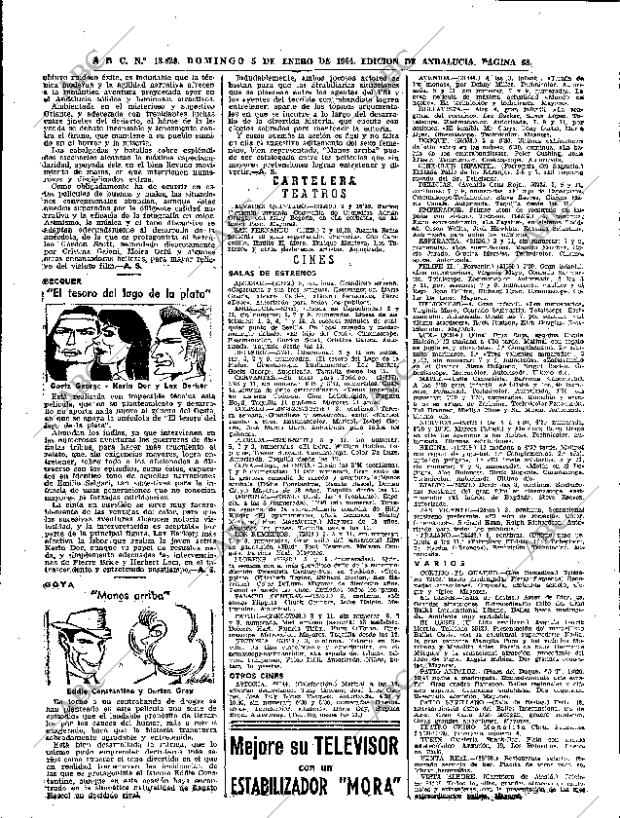 ABC SEVILLA 05-01-1964 página 68