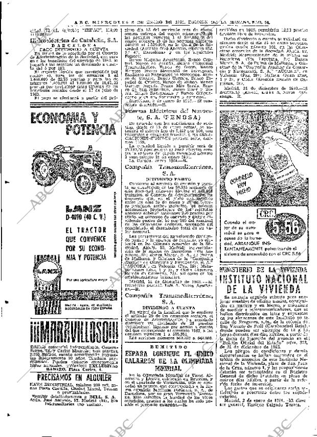 ABC MADRID 08-01-1964 página 54