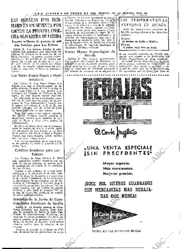 ABC MADRID 09-01-1964 página 45