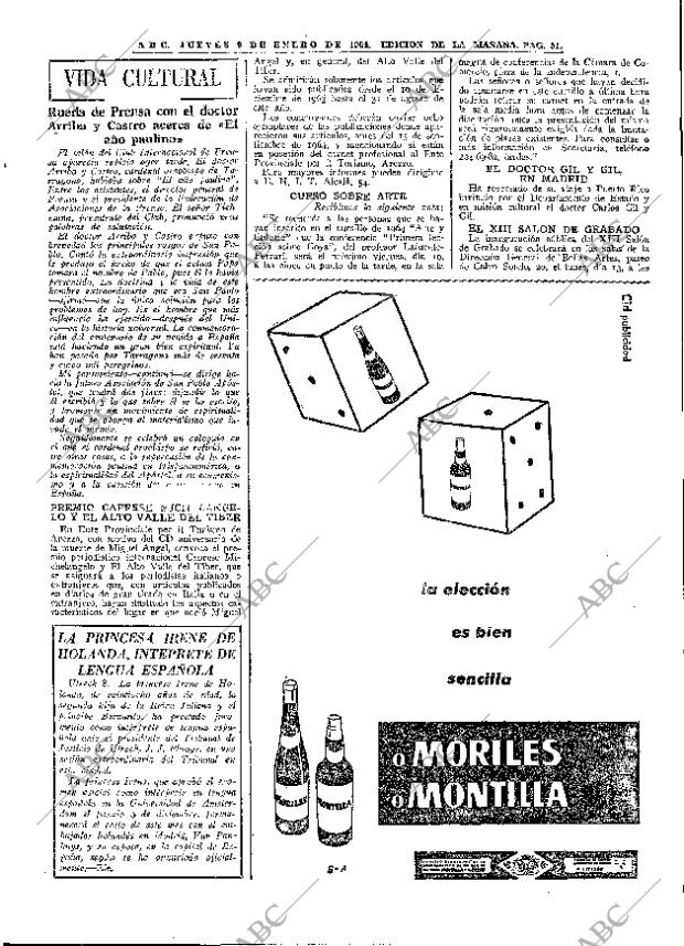 ABC MADRID 09-01-1964 página 51