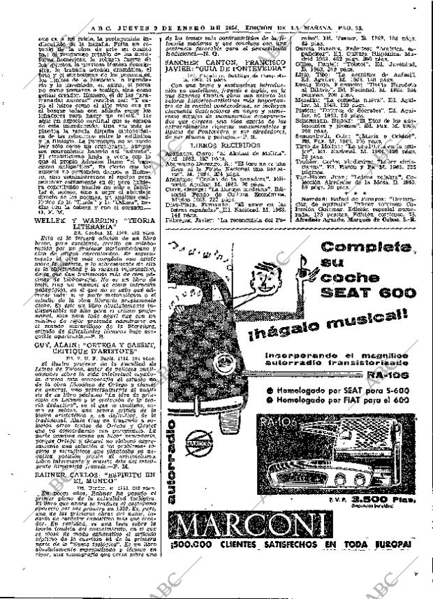 ABC MADRID 09-01-1964 página 55