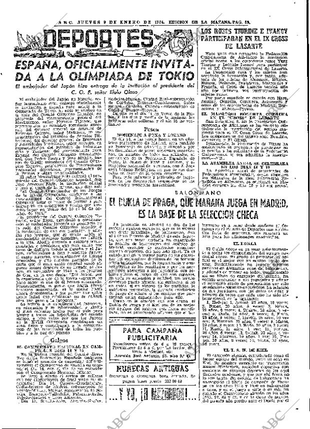 ABC MADRID 09-01-1964 página 59