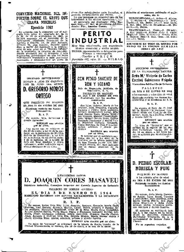 ABC MADRID 09-01-1964 página 74