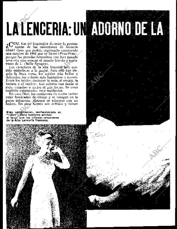 BLANCO Y NEGRO MADRID 11-01-1964 página 108