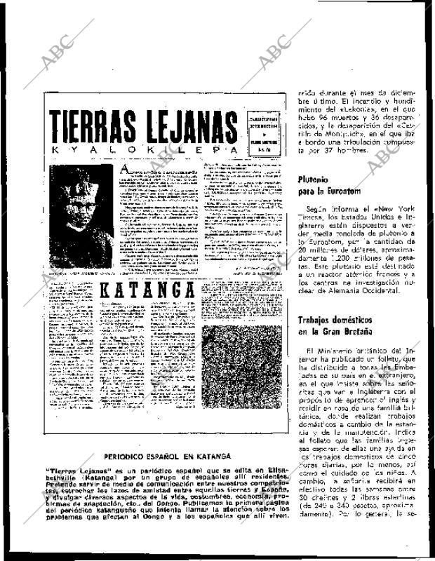 BLANCO Y NEGRO MADRID 11-01-1964 página 59