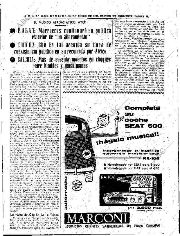 ABC SEVILLA 12-01-1964 página 35