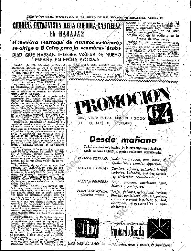 ABC SEVILLA 12-01-1964 página 37