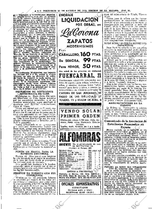 ABC MADRID 15-01-1964 página 26
