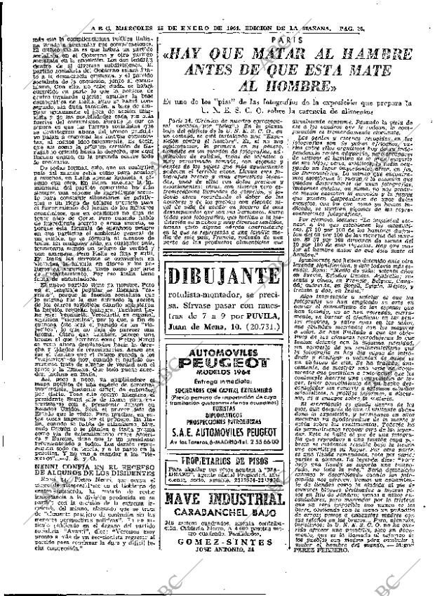 ABC MADRID 15-01-1964 página 30