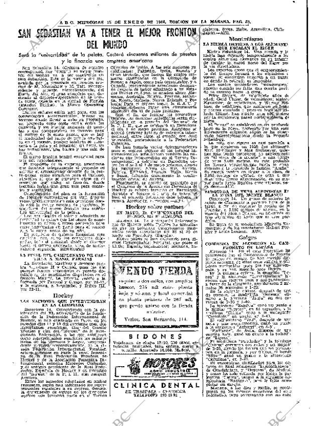 ABC MADRID 15-01-1964 página 53