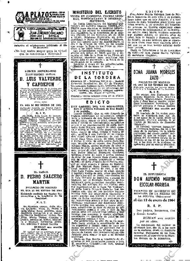 ABC MADRID 15-01-1964 página 70
