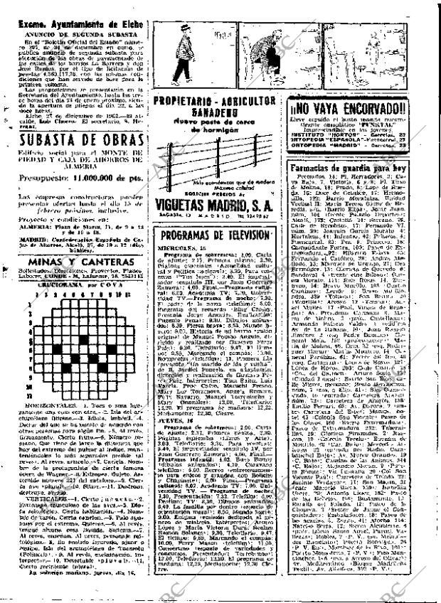 ABC MADRID 15-01-1964 página 71