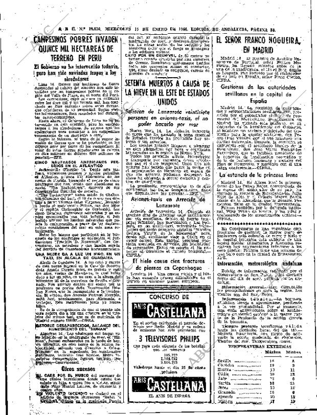 ABC SEVILLA 15-01-1964 página 24